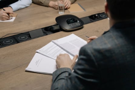 office boardroom communication device