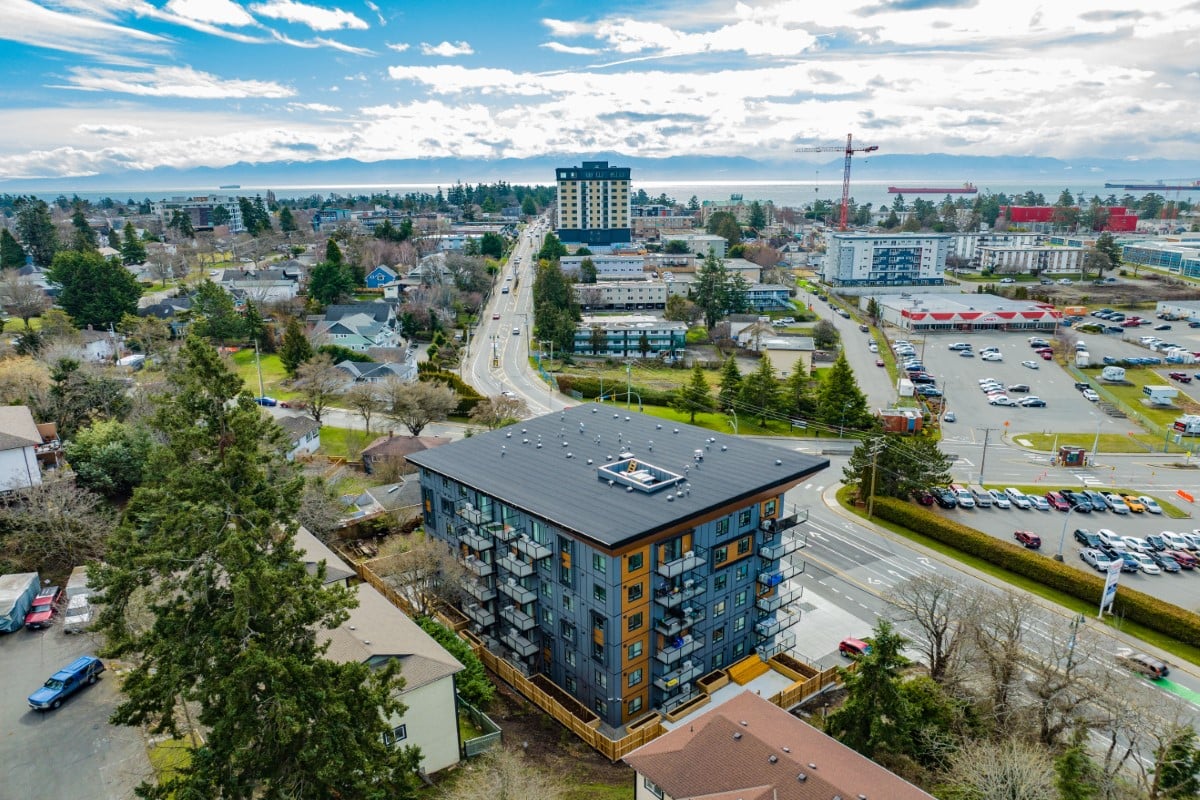 The Lancaster exterior + view