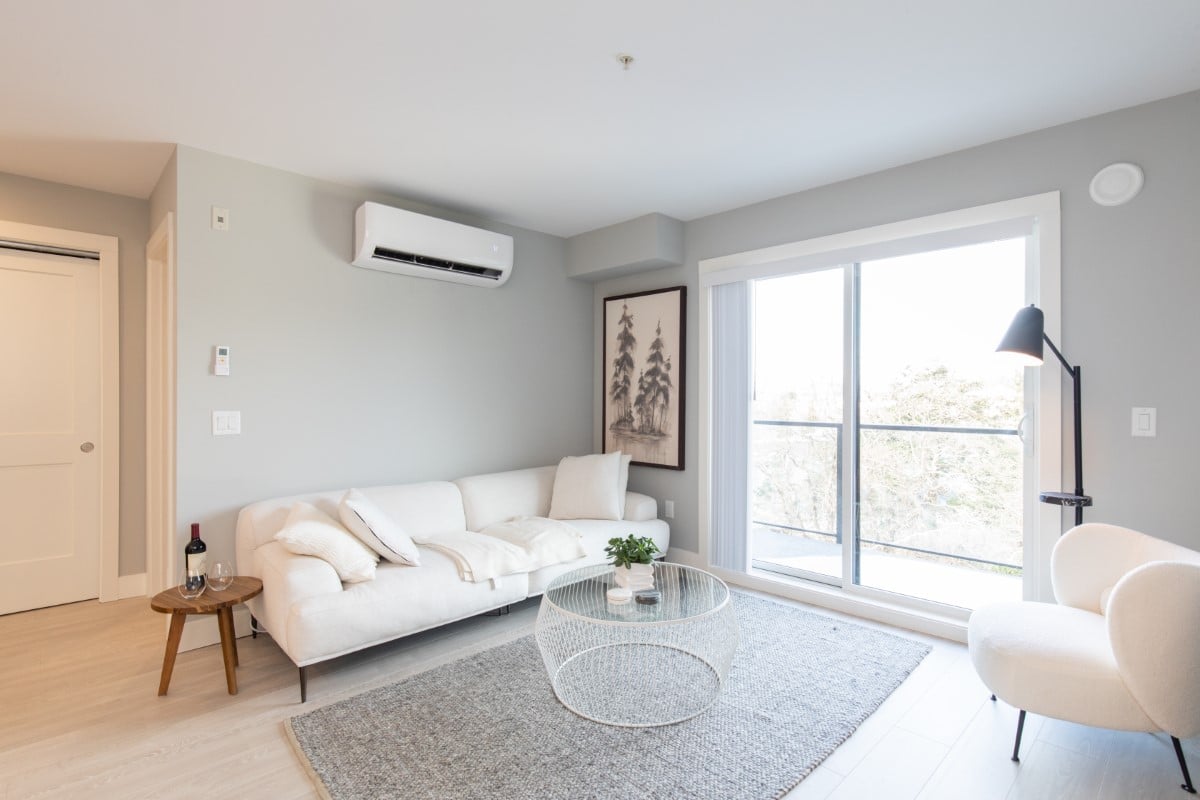 The Lancaster living room interior